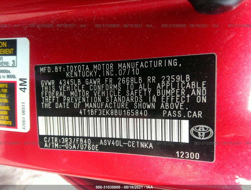 4T1BF3EK8BU165840