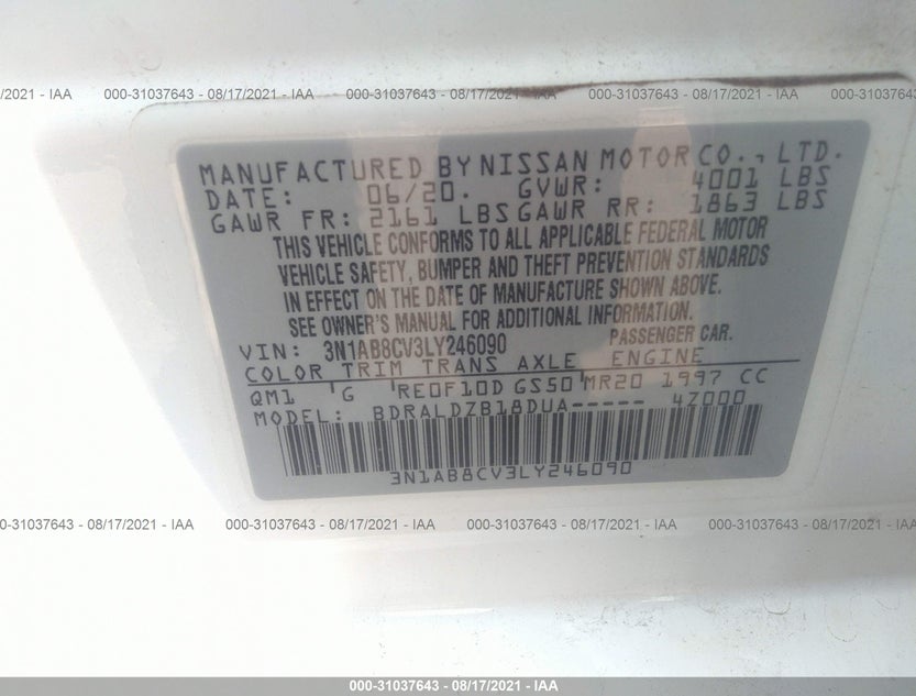3N1AB8CV3LY246090