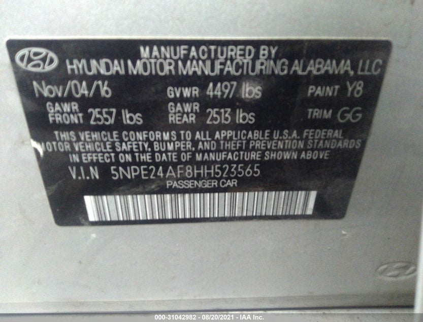 5NPE24AF8HH523565