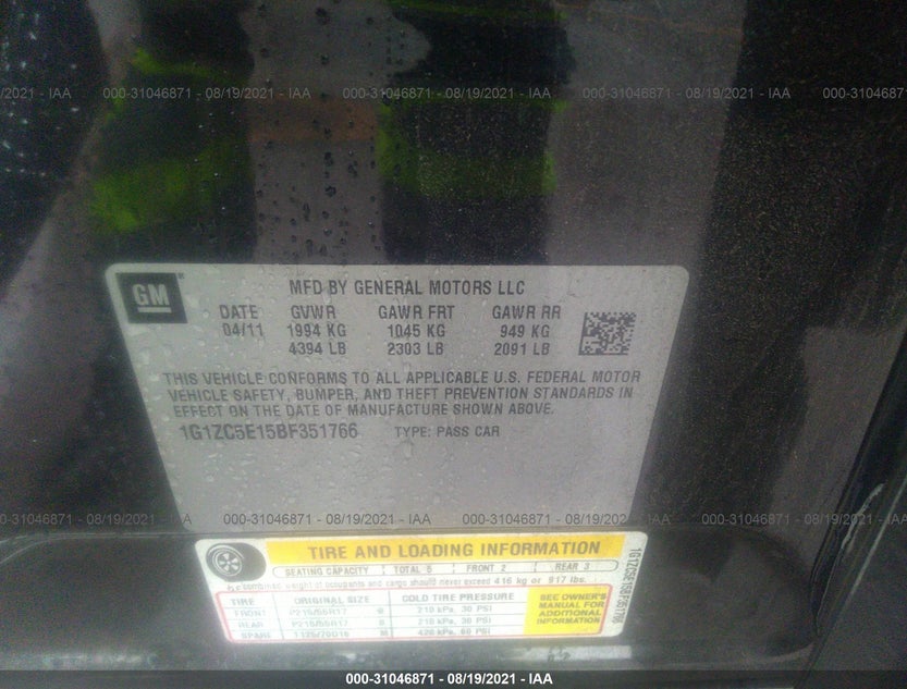 1G1ZC5E15BF351766