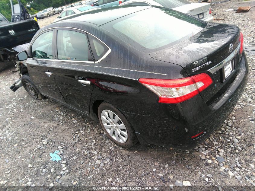 2015 Nissan Sentra S VIN: 3N1AB7AP2FY280928 Lot: 31048866