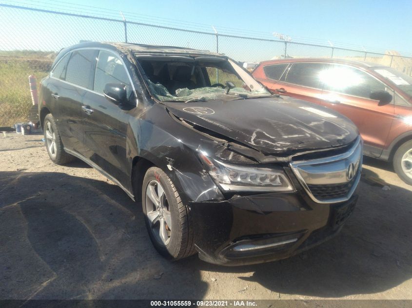 2015 Acura Mdx VIN: 5FRYD4H26FB029046 Lot: 31055559