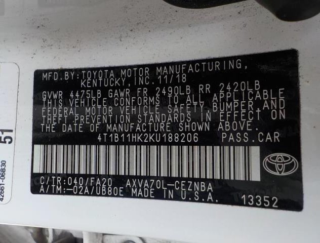 4T1B11HK2KU188206
