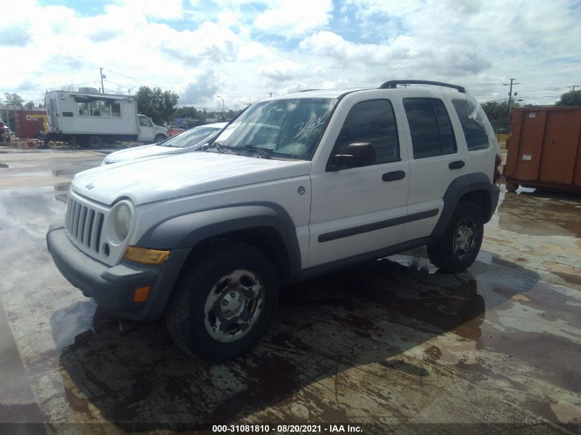 2007 Jeep Liberty Sport VIN: 1J8GL48K07W624240 Lot: 31081810