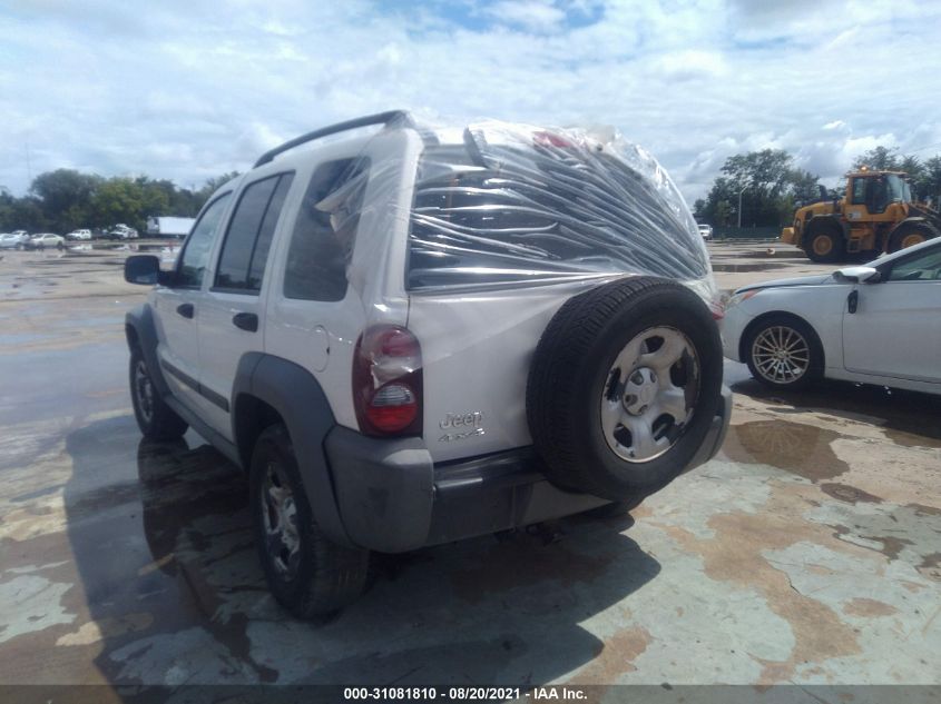 2007 Jeep Liberty Sport VIN: 1J8GL48K07W624240 Lot: 31081810