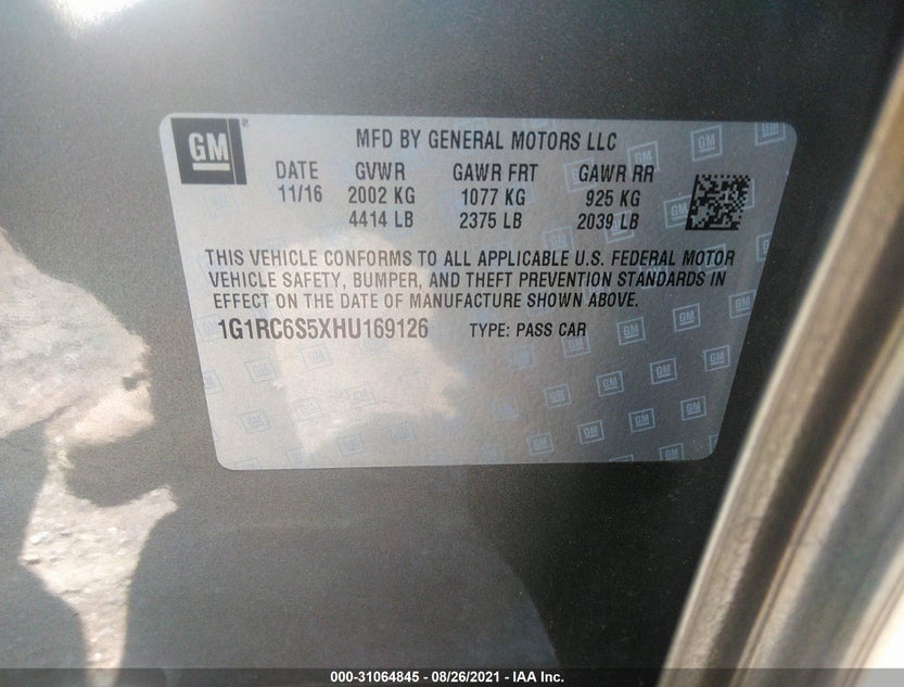 1G1RC6S5XHU169126
