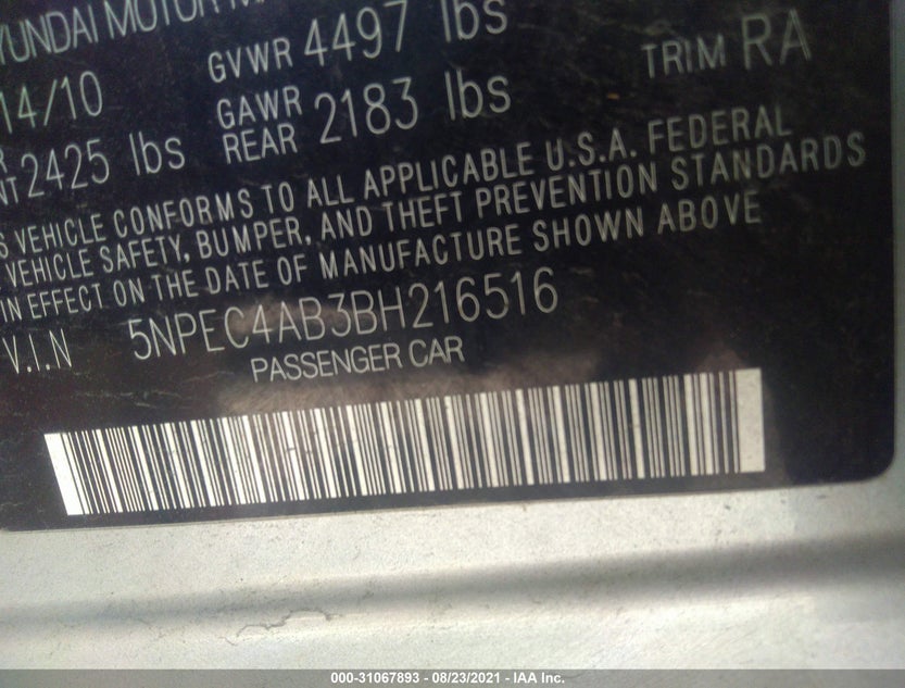 5NPEC4AB3BH216516
