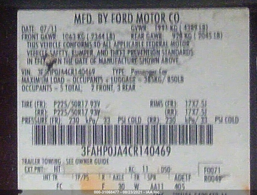 3FAHP0JA4CR140469