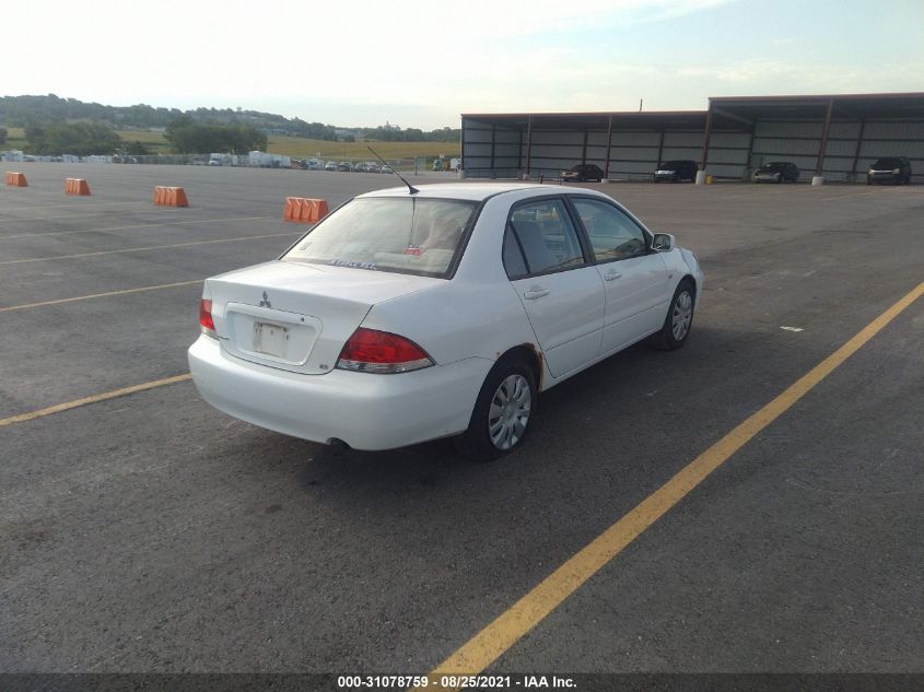 2006 Mitsubishi Lancer Es/Se VIN: JA3AJ26E76U058347 Lot: 31078759