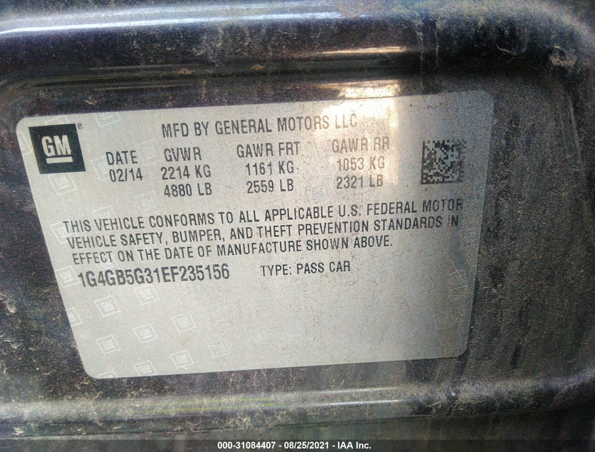 1G4GB5G31EF235156