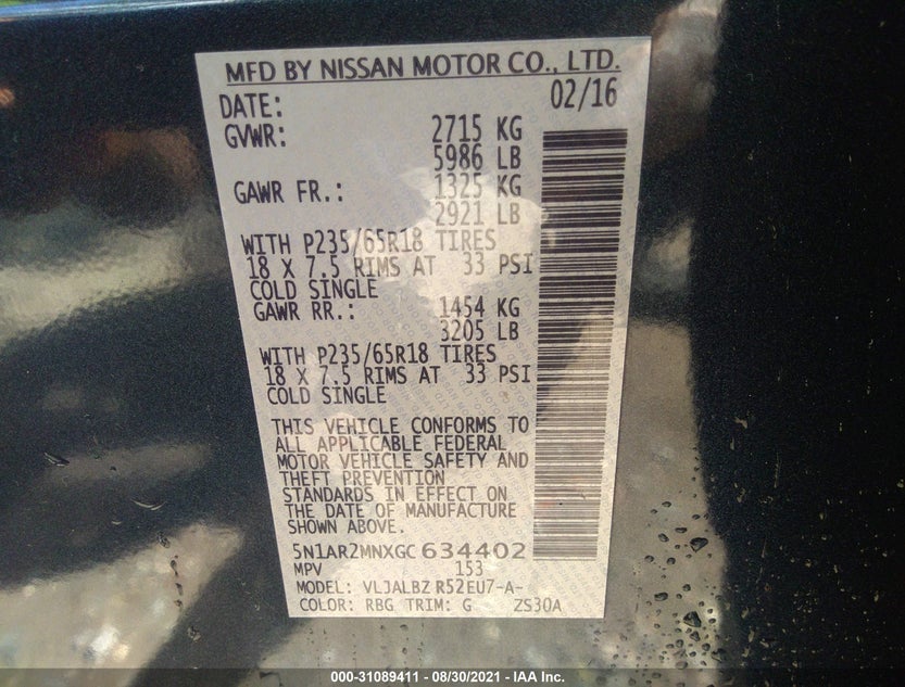 5N1AR2MNXGC634402