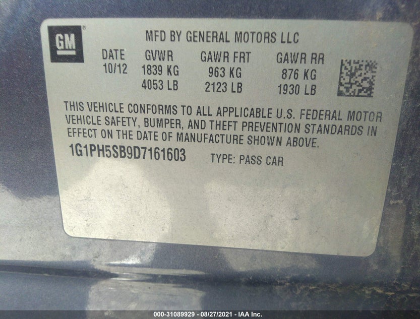 1G1PH5SB9D7161603