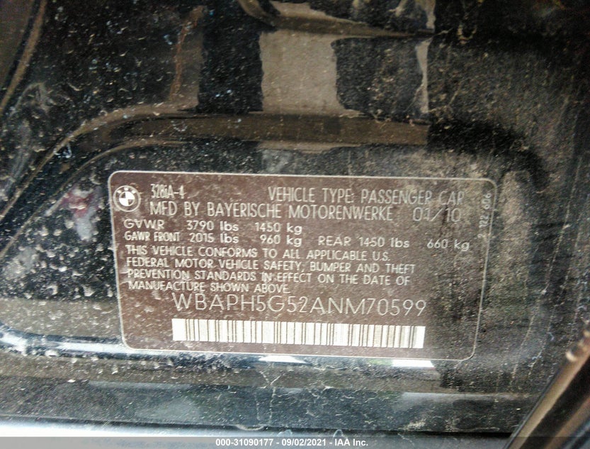 WBAPH5G52ANM70599