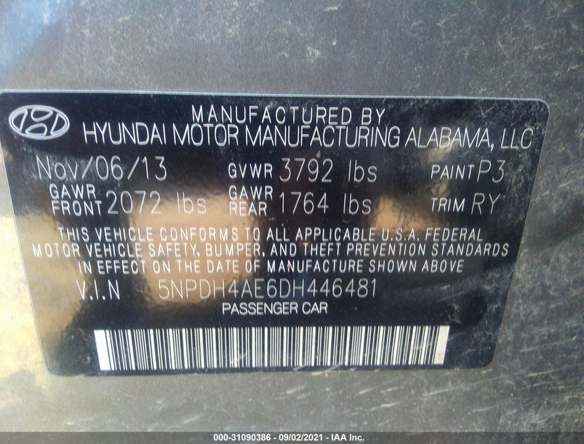 5NPDH4AE6DH446481