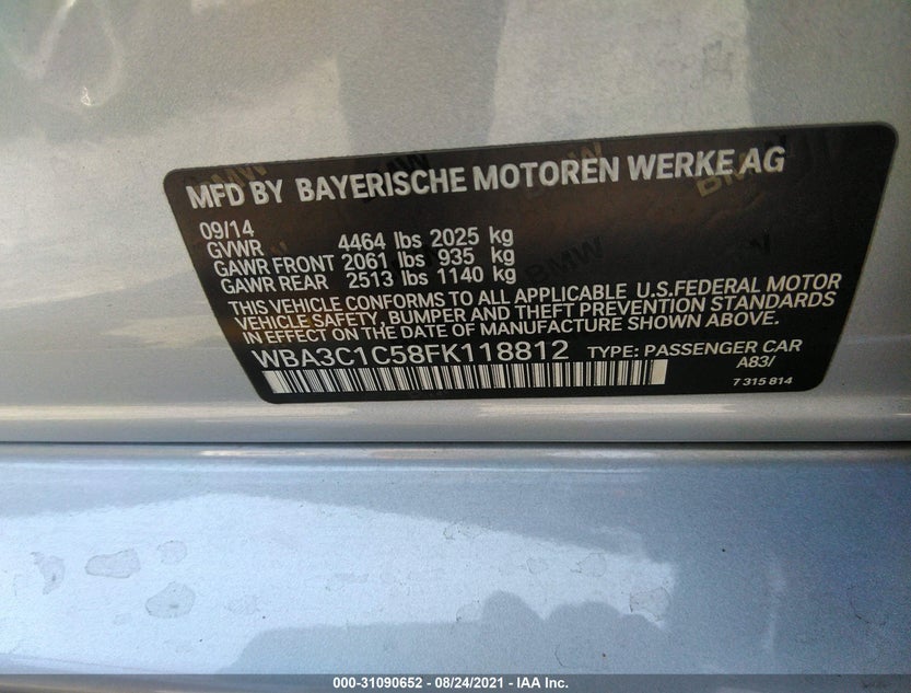 WBA3C1C58FK118812
