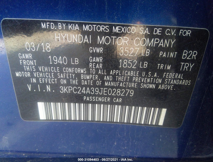 3KPC24A39JE028279