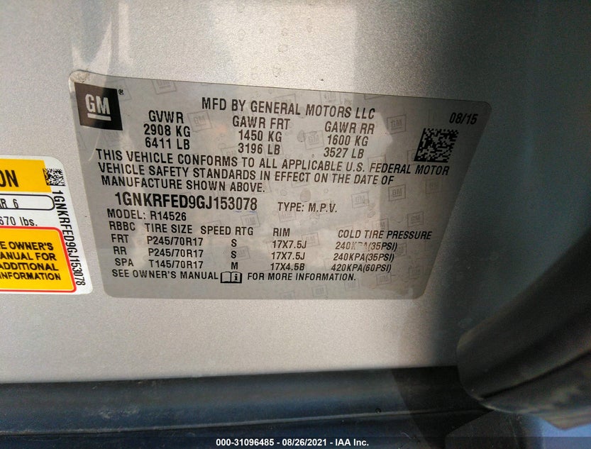 1GNKRFED9GJ153078