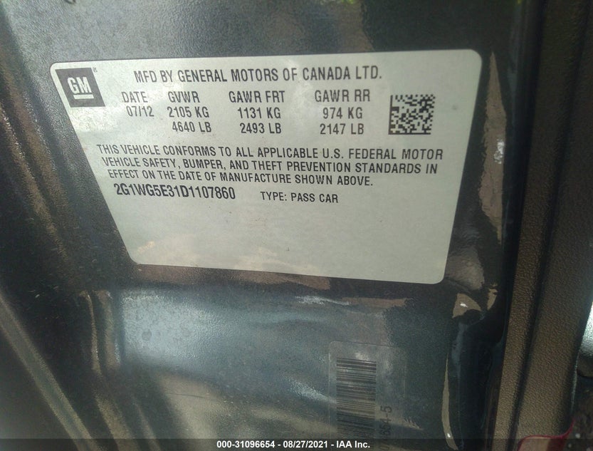 2G1WG5E31D1107860