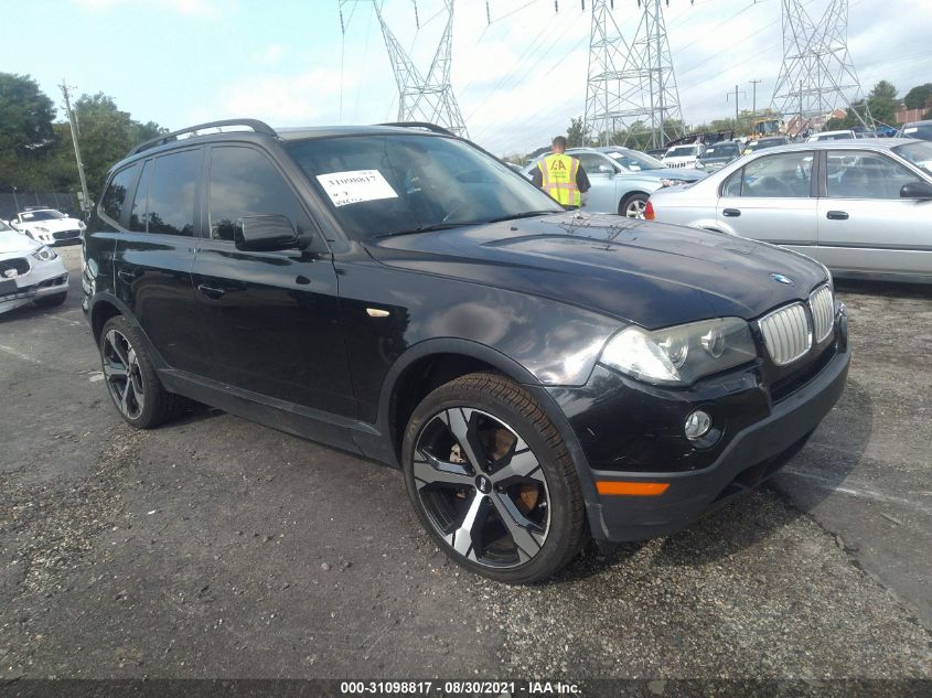 2008 BMW X3 3.0Si VIN: WBXPC93428WJ16904 Lot: 40687737