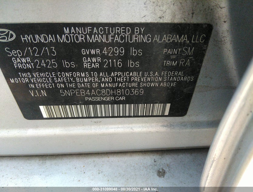 5NPEB4AC8DH810369