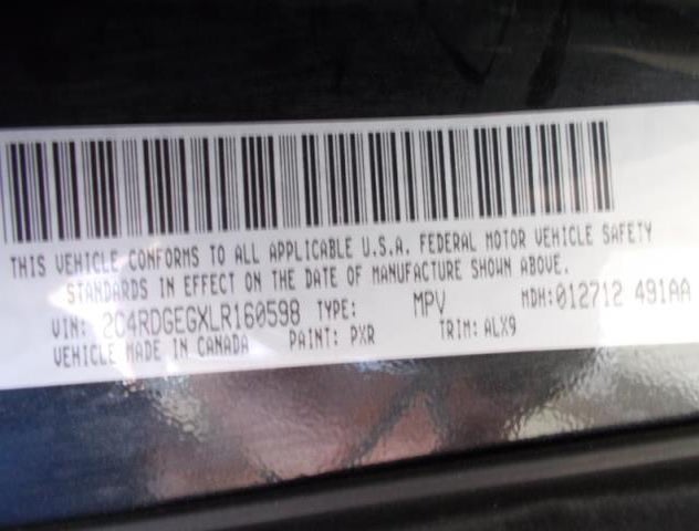 2C4RDGEGXLR160598