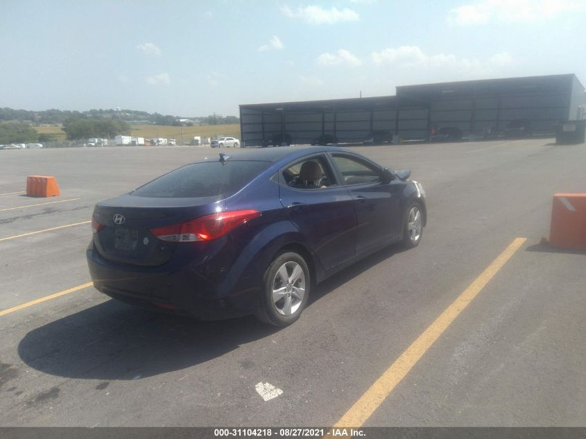 2013 Hyundai Elantra Gls VIN: 5NPDH4AE5DH438114 Lot: 31104218