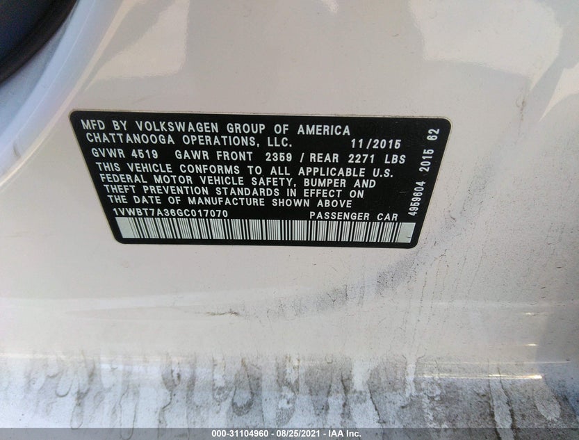 1VWBT7A36GC017070