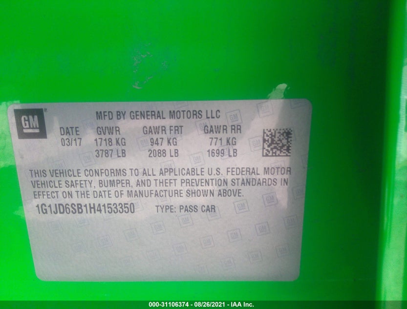 1G1JD6SB1H4153350