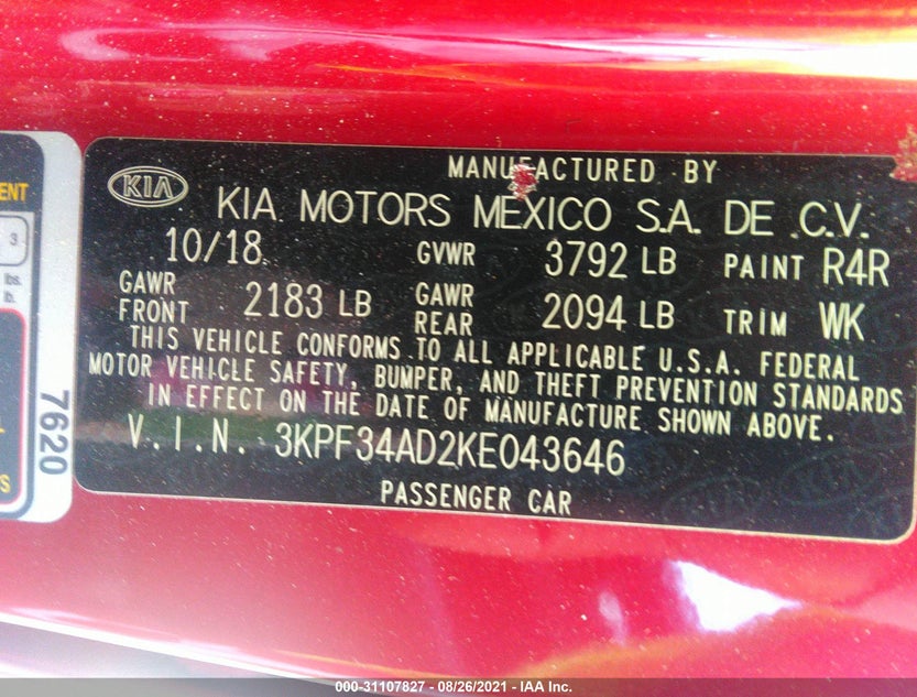 3KPF34AD2KE043646