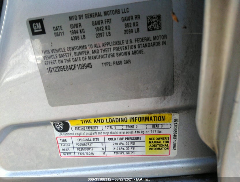 1G1ZD5E04CF109945