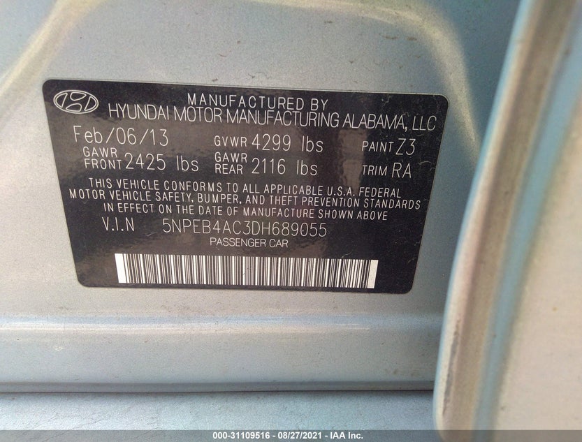 5NPEB4AC3DH689055
