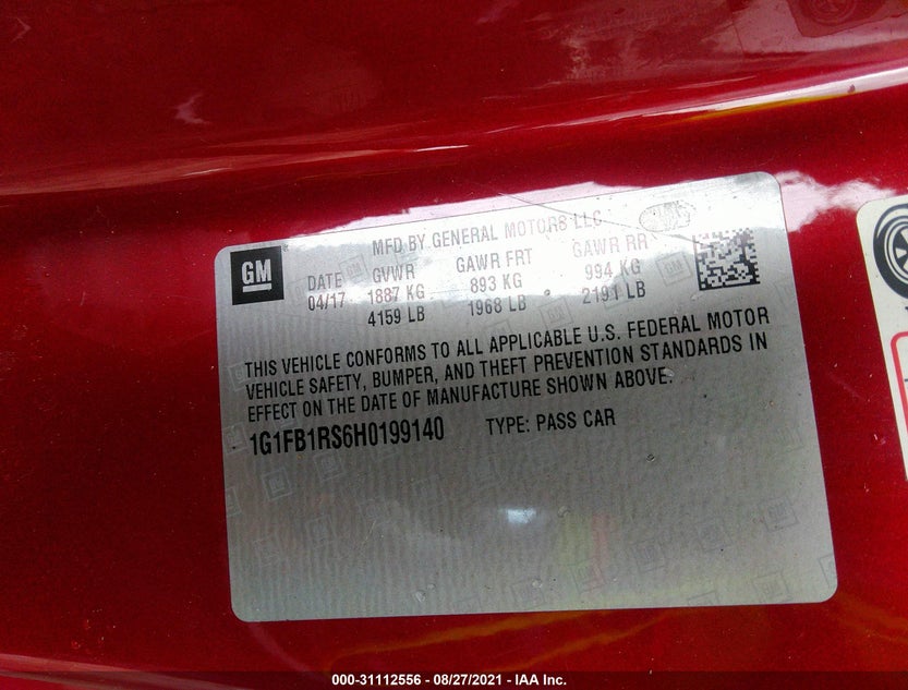 1G1FB1RS6H0199140