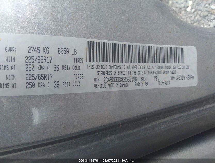2C4RDGEGXKR563186