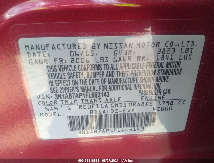 3N1AB7AP1FL663143