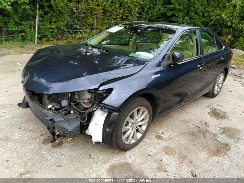 4T1BD1FK0HU228284 2017 Toyota Camry Hybrid Xle