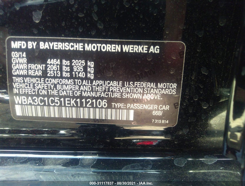 WBA3C1C51EK112106