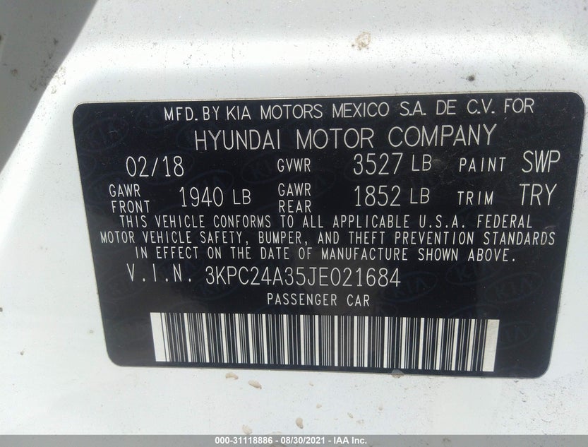 3KPC24A35JE021684
