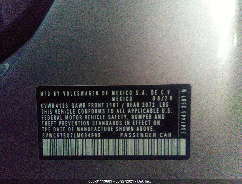 3VWC57BU7LM084999