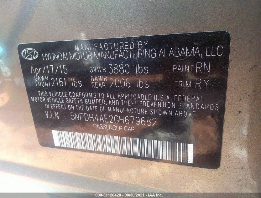 5NPDH4AE2G8679682