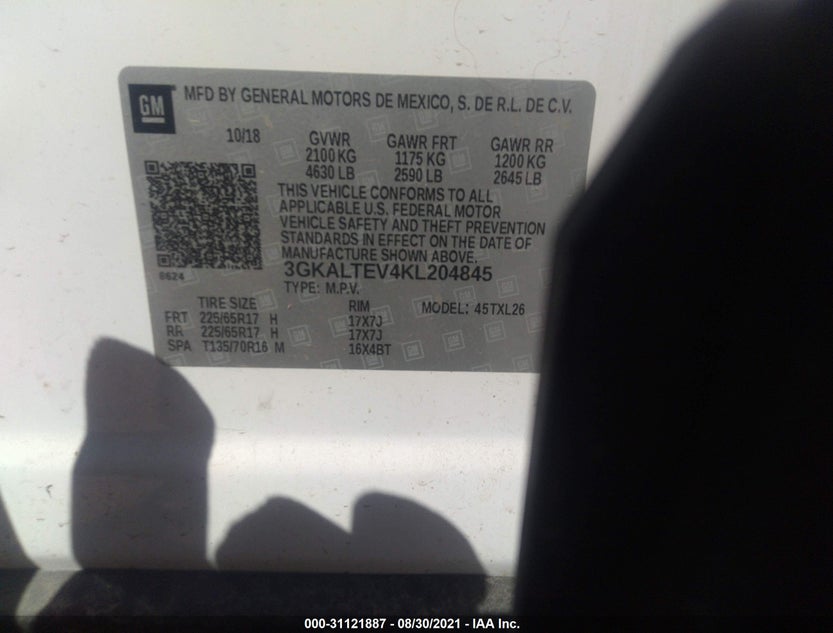3GKALTEV4KL204845
