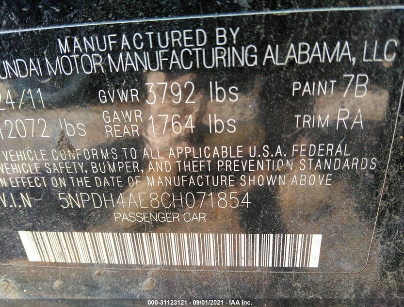 5NPDH4AE8CH071854