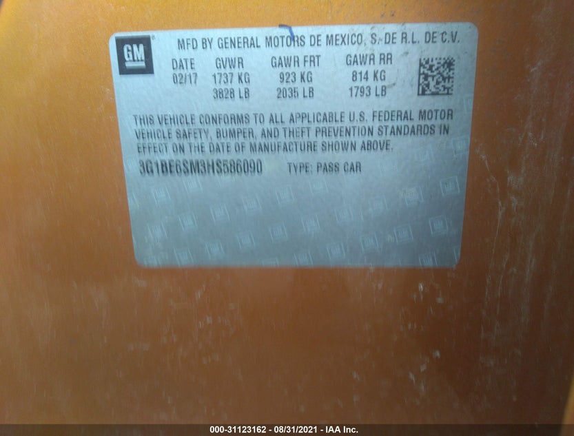 3G1BE6SM3HS586090