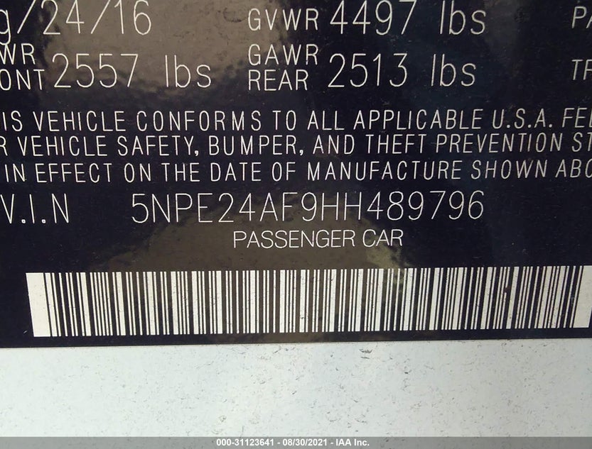 5NPE24AF9HH489796