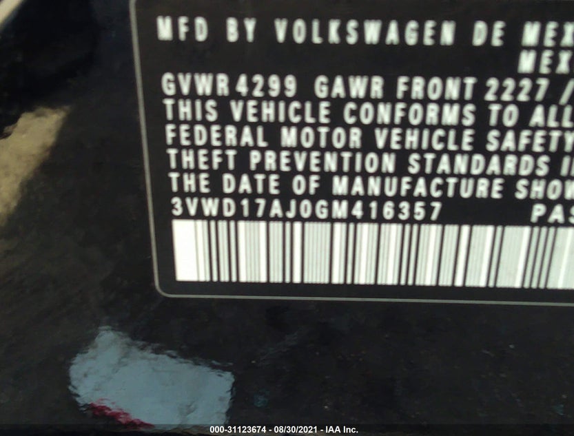 3VWD17AJ0GM416357