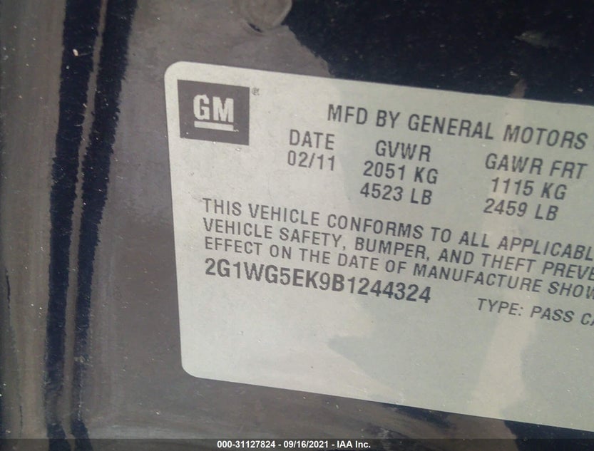 2G1WG5EK9B1244324