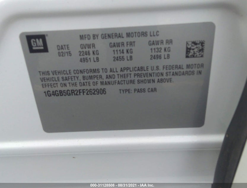 1G4GB5GR2FF262906