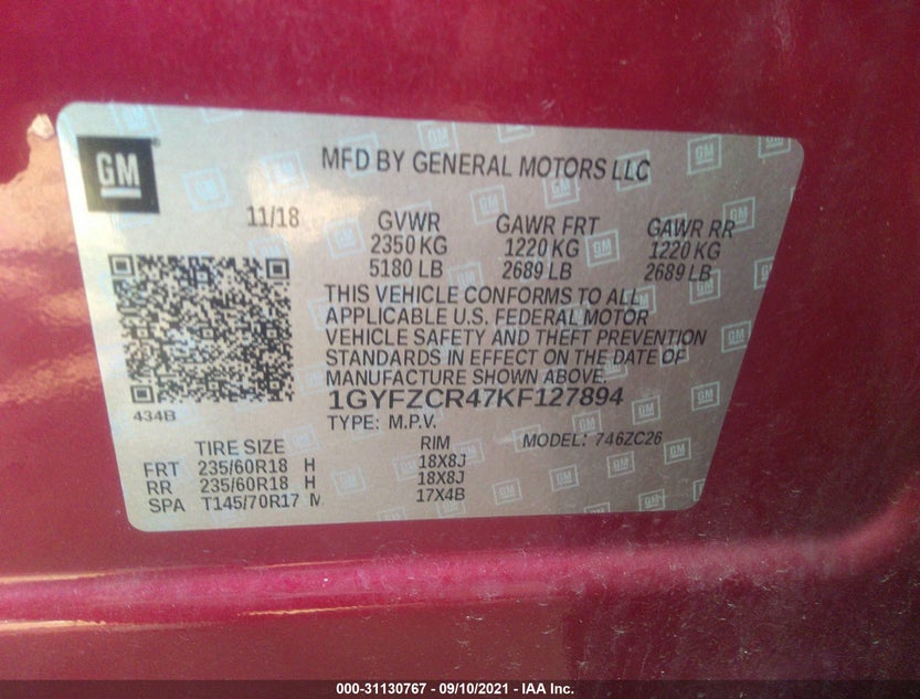 1GYFZCR47KF127894