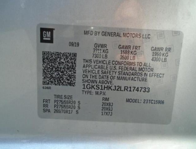 1GKS1HKJ2LR174733