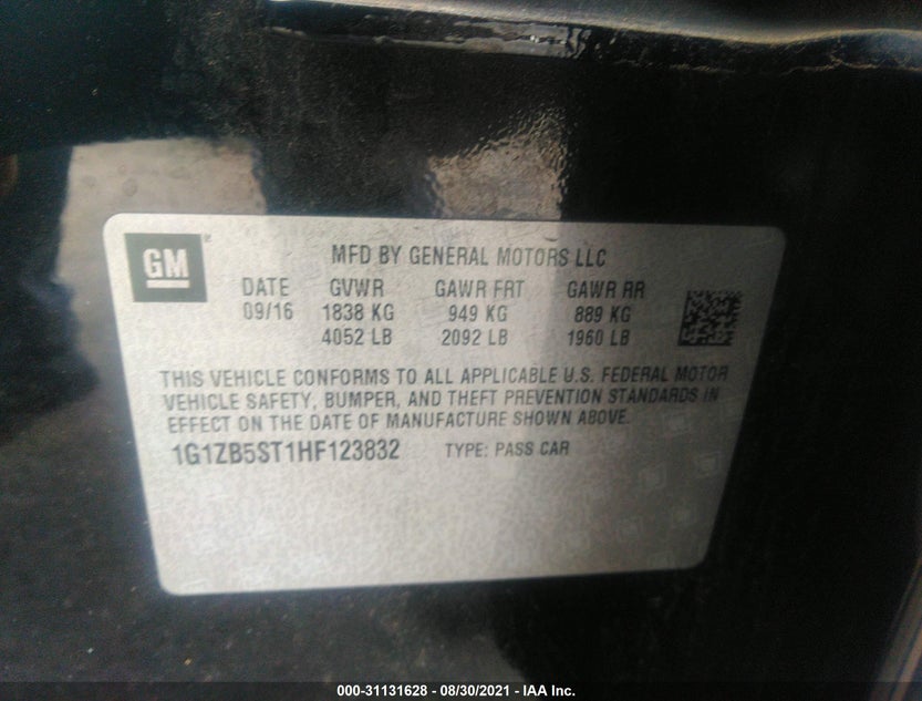 1G1ZB5ST1HF123832