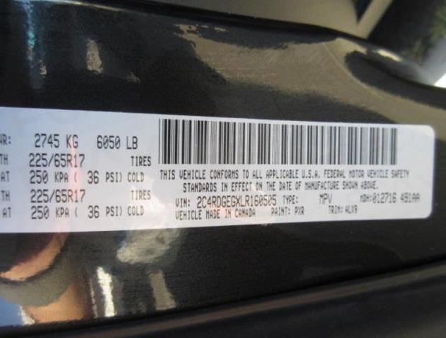 2C4RDGEGXLR160505